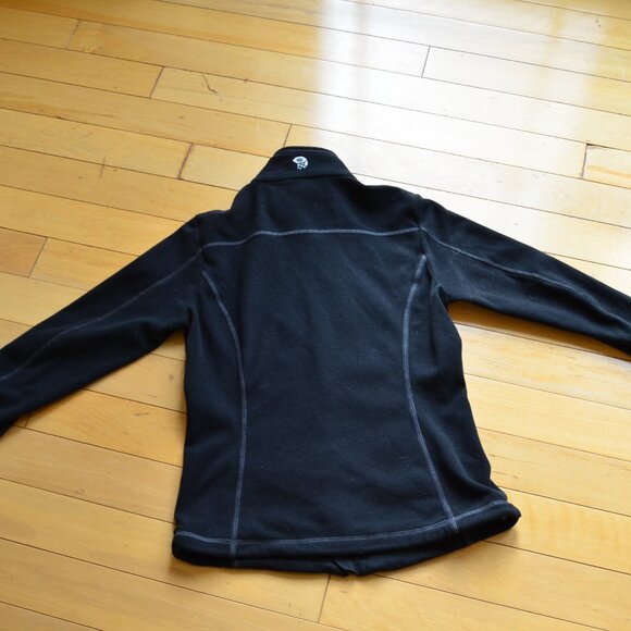Mountain Hardwear Fleece Black Zip Up Jacket Black Women Size S - Picture 9 of 11